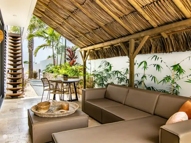 Lamar Villas Appartement de luxe Fidji | Curaçao, Banda Ariba (est), Jan Thiel - appartement Terrasse avec palapa