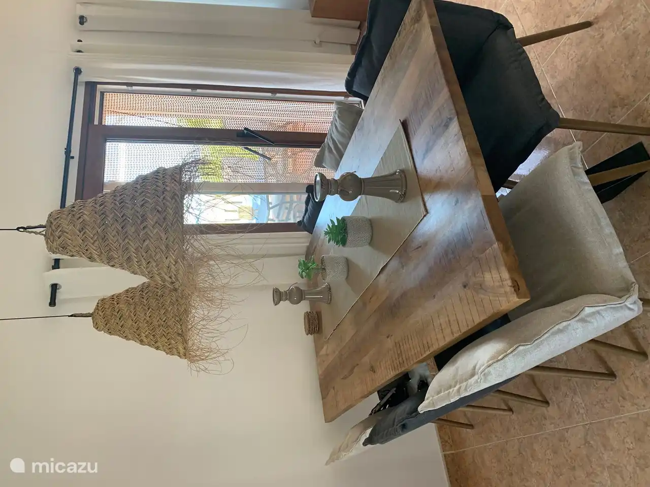 Essbereich im Wohnzimmer