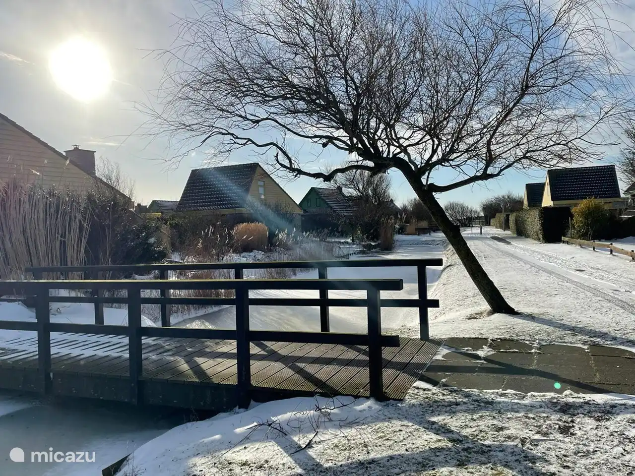 Es ist auch wunderbar, im Winter in unserem Park zu bleiben.