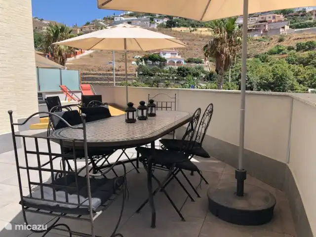 AlmunecarLocation Vacances: Cabria | Espagne, Costa Tropical, Almuñécar - maison de vacances table sur grande terrasse