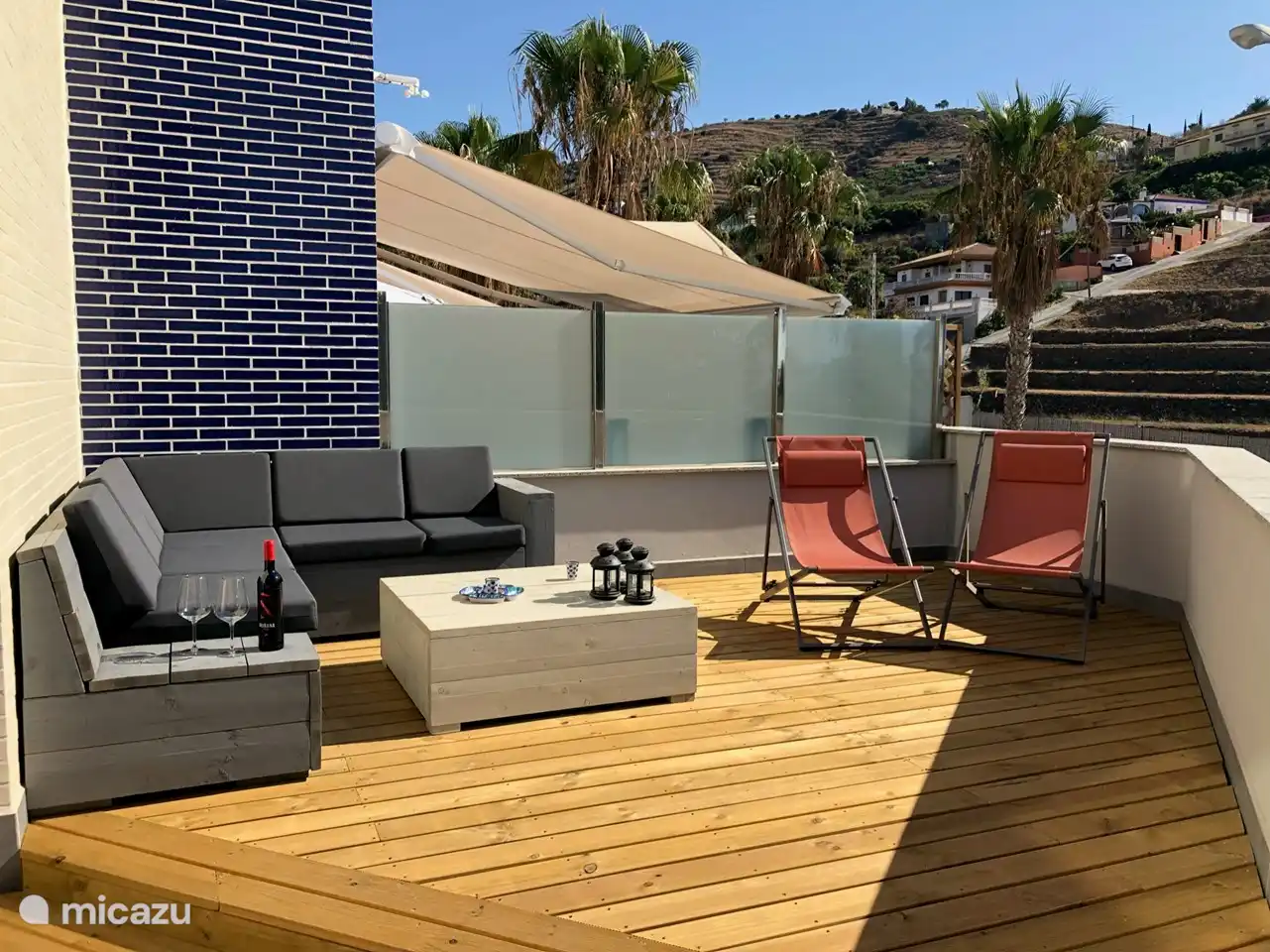 coin salon sur grande terrasse