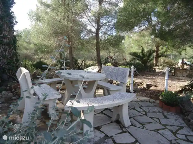 Villa Familia - Près de la mer ! | Espagne, Costa Dorada, L'Ametlla de Mar - villa Une des terrasses du jardin.
