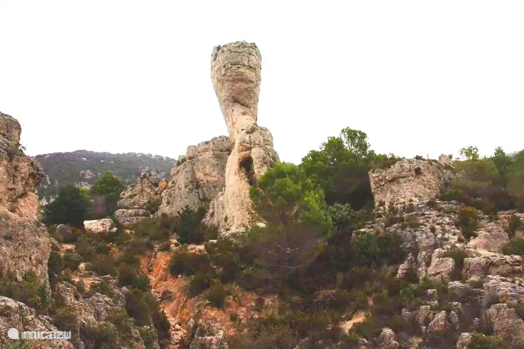 Rock formations at Cirque de Moreze