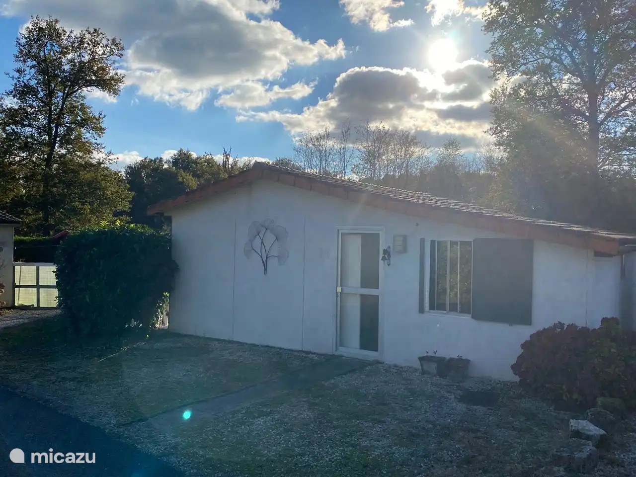 The front of the house