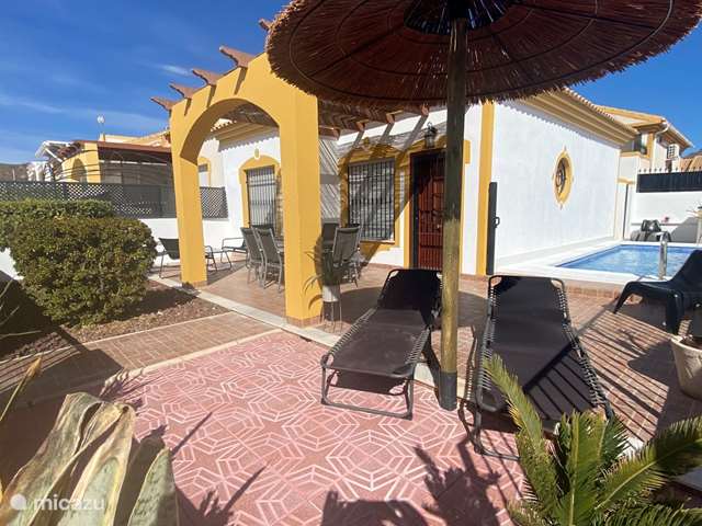 Holiday home in Spain, Costa Calida, Mazarrón - bungalow Casa Naranja with magnificent view