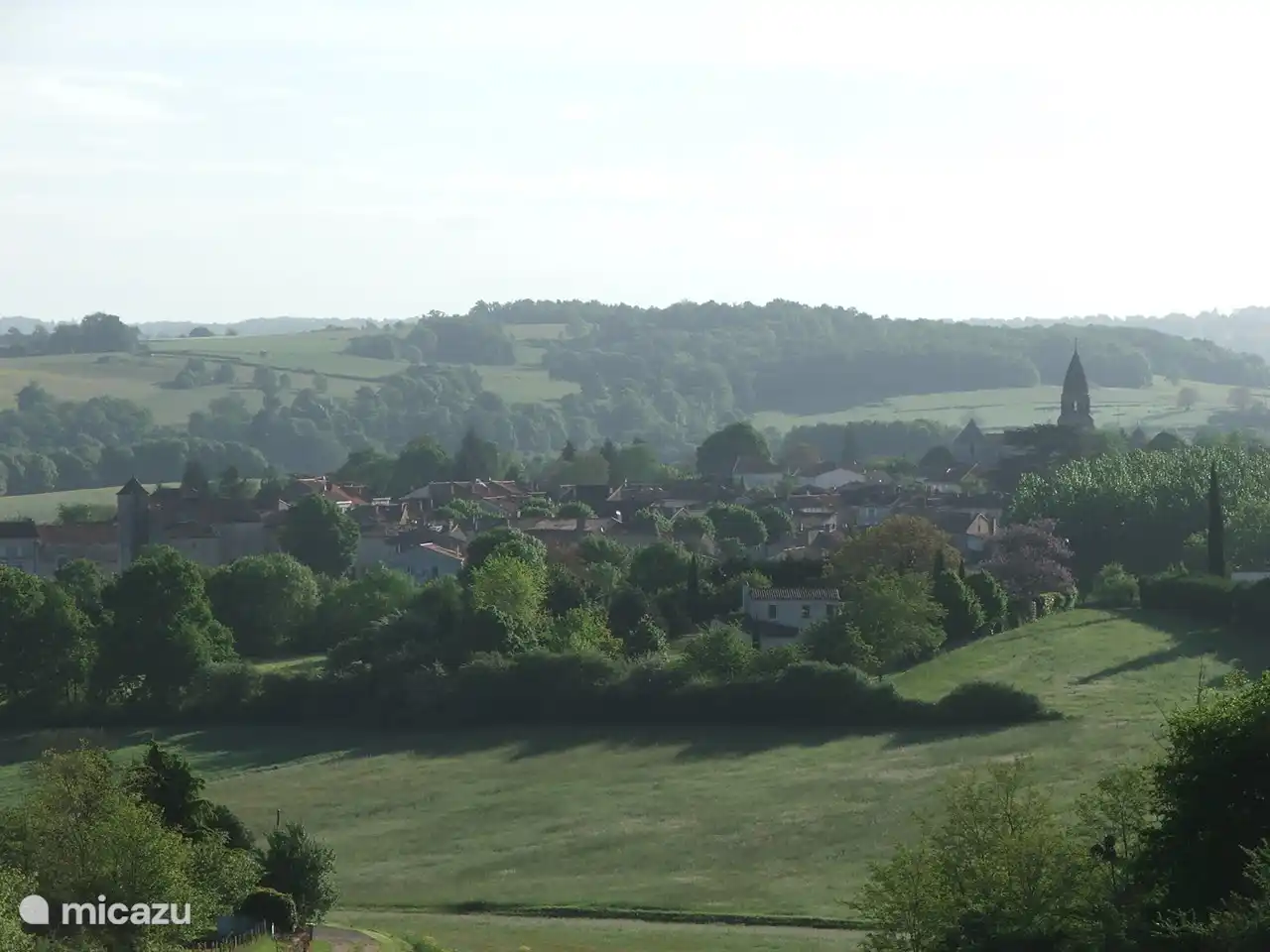 Uitzicht op Montbron