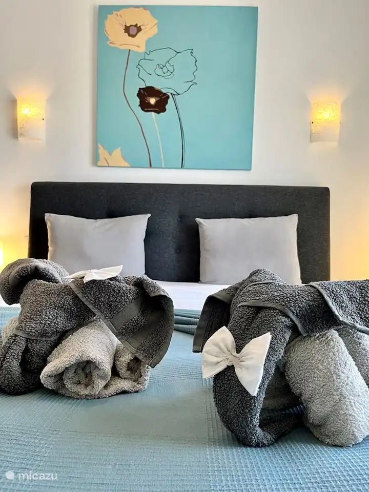 detalle del dormitorio principal - Vista Mar - Apartamentos Fuseta