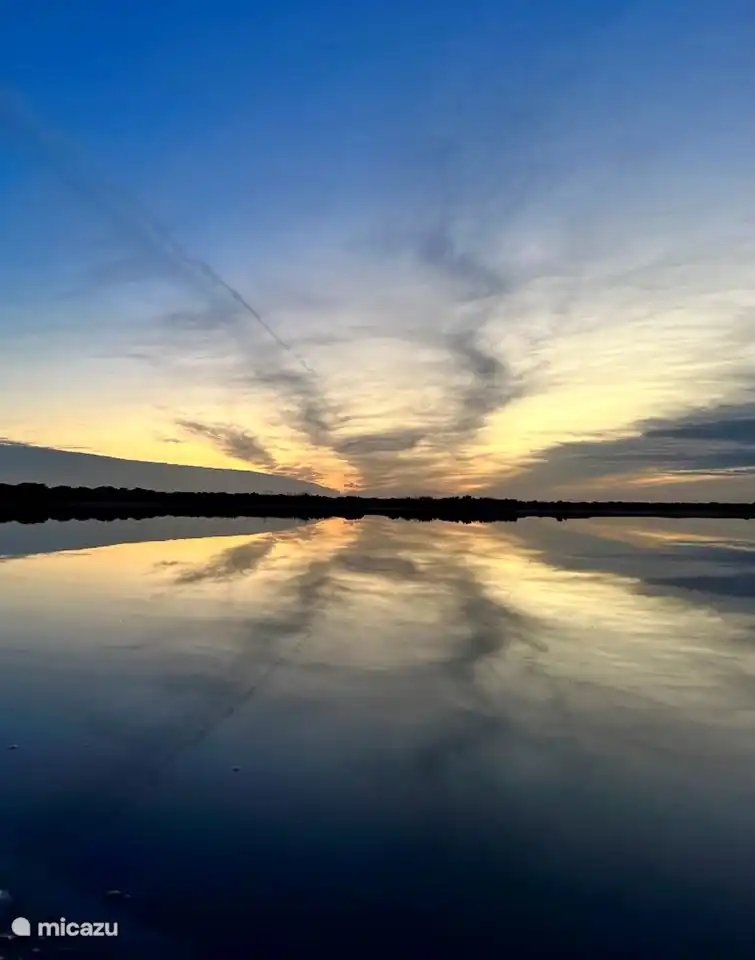 Ria Formosa con puesta de sol - justo al lado de su apartamento - apartamentos fuseta