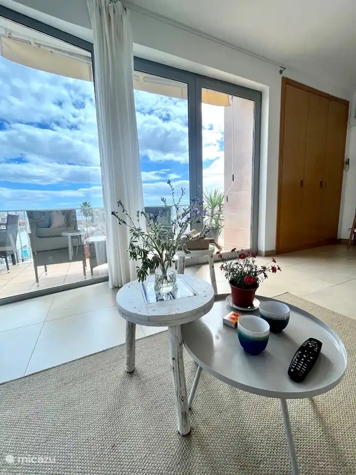 Salón de Vista Mar - Apartamentos Fuseta