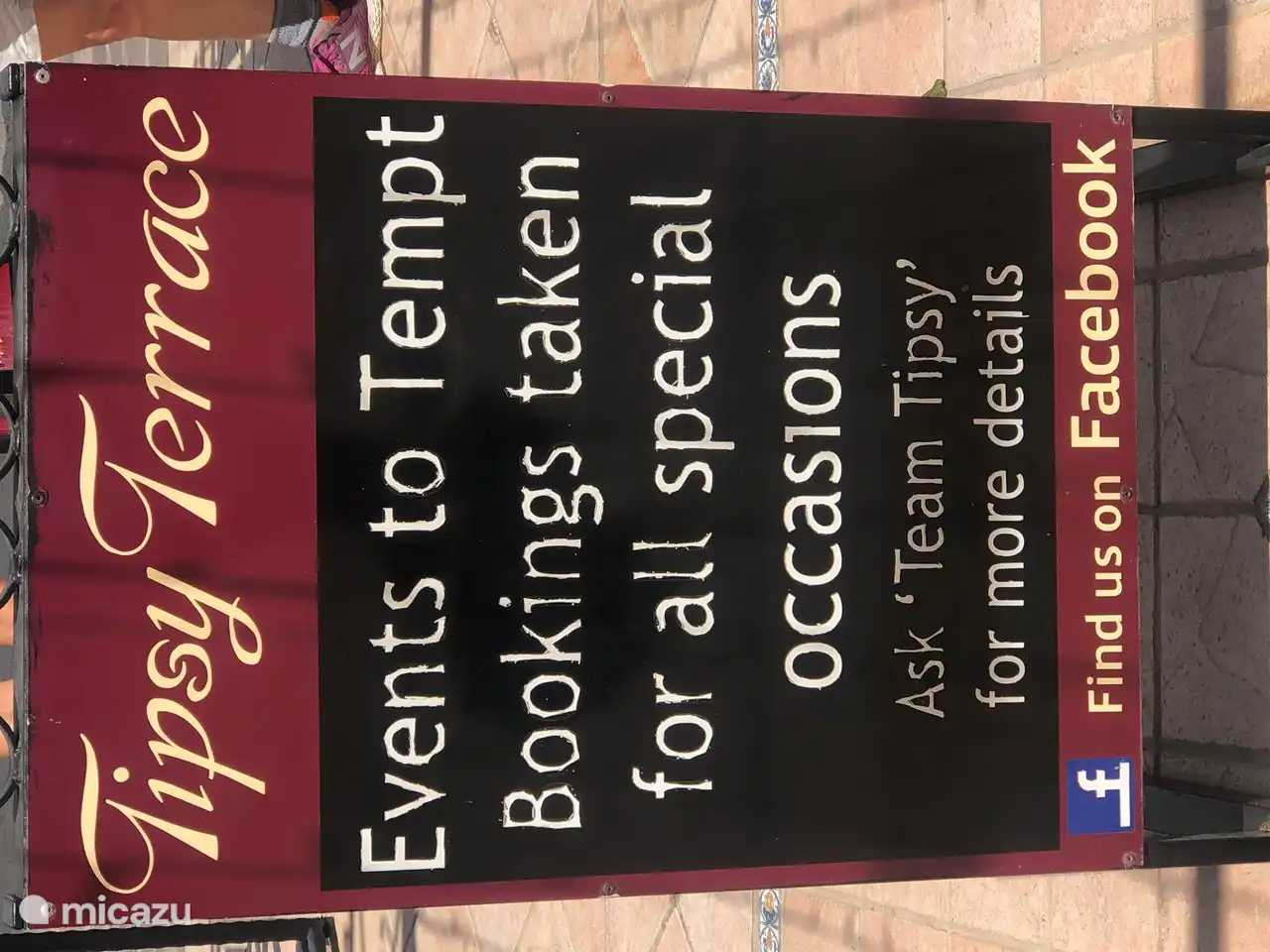 Tipsy Terrace, deliciosa comida y baño por 6 euros al día incl. haragán