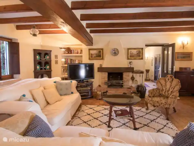 Familie droomvilla met privé zwembad huren in Spanje, Costa Blanca, Jávea - villa woonkamer
