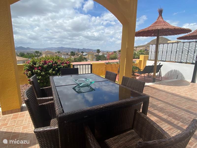 Holiday home in Spain, Costa Calida, Mazarrón Bungalow Casa Sandia with magnificent view.