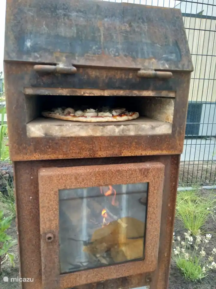 Backen Sie Ihre eigene Pizza im Outdoor-Ofen mit Pizzaofen ...