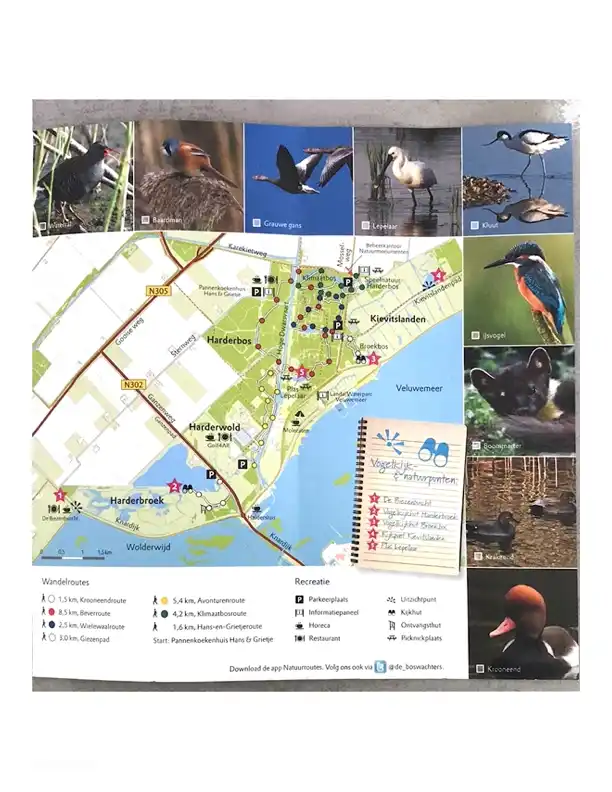 Wander- und Radwege vom Park aus