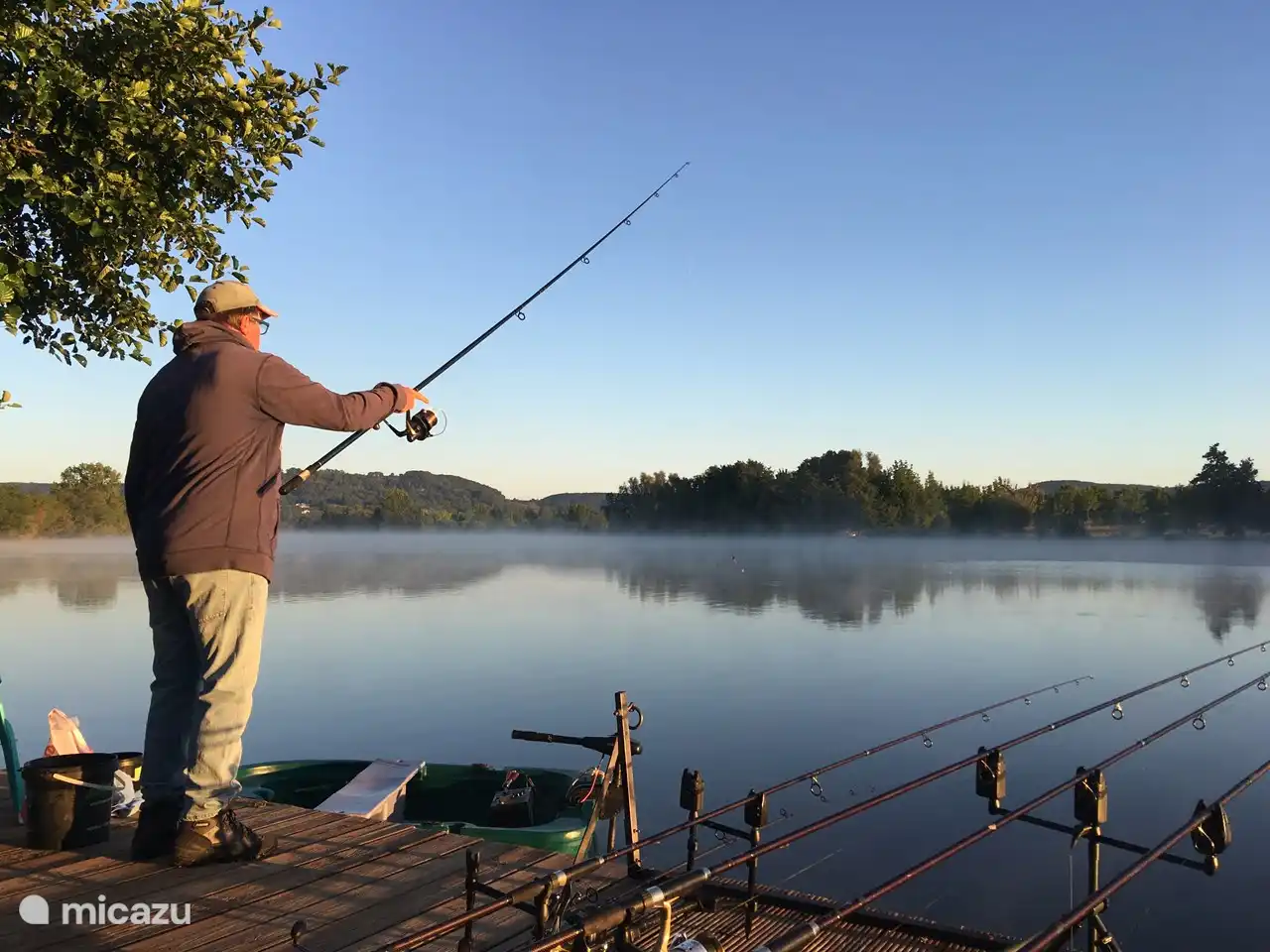 Fish from your own spacious jetty