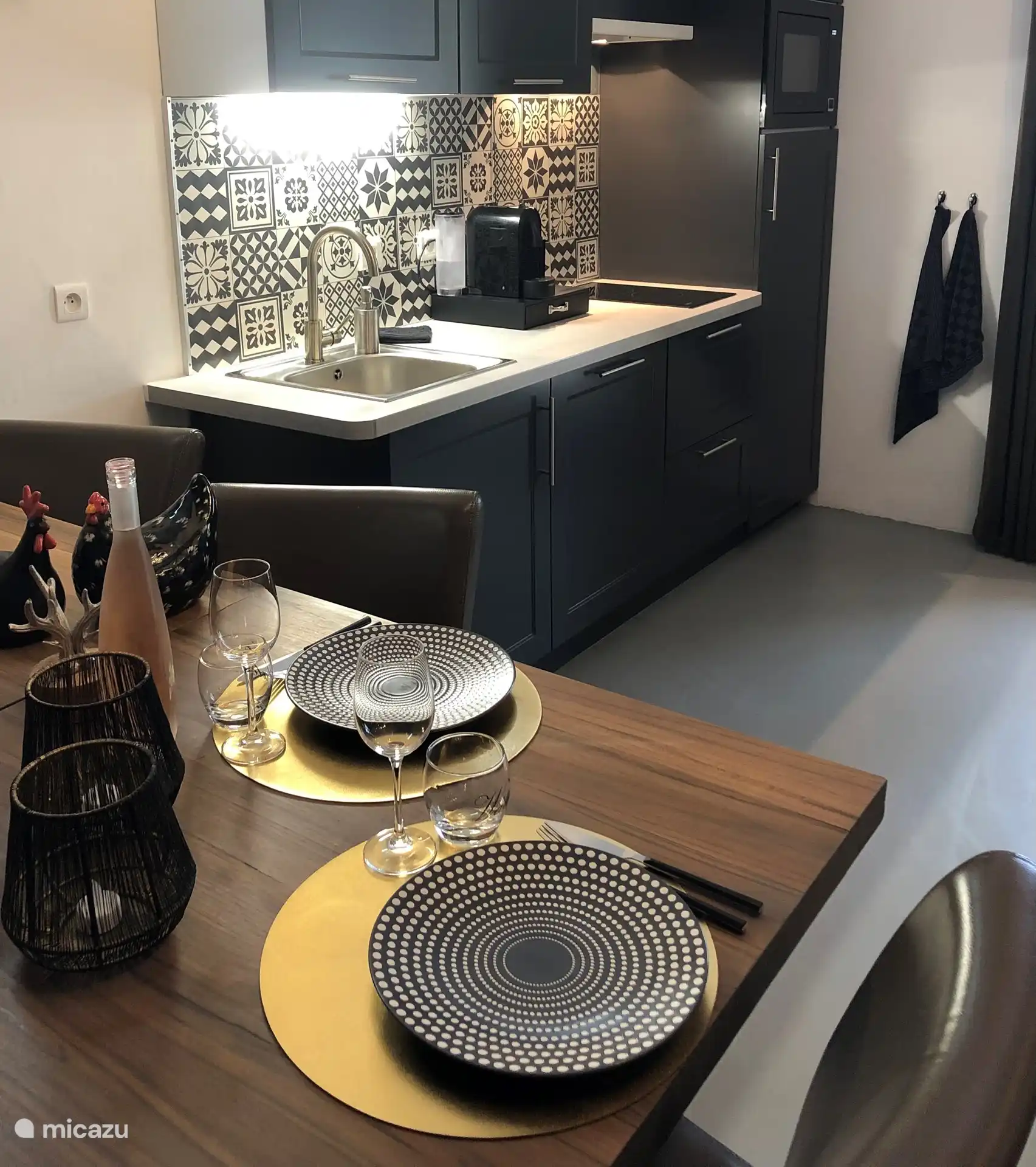 Küche mit allen Annehmlichkeiten