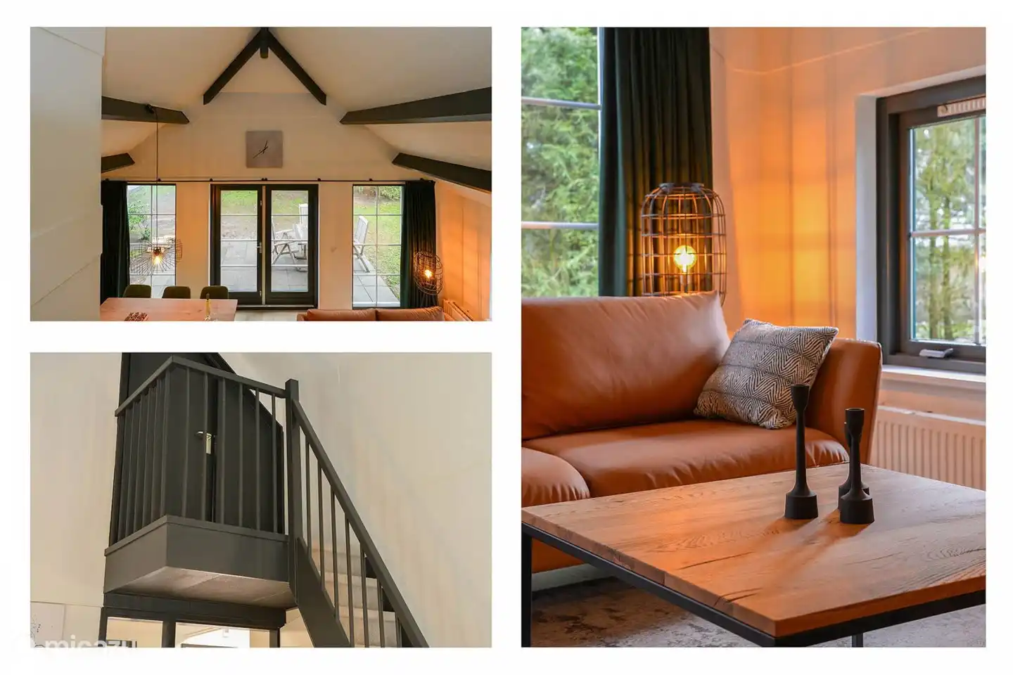 Hier is goed de hoogte zichtbaar met houten balken