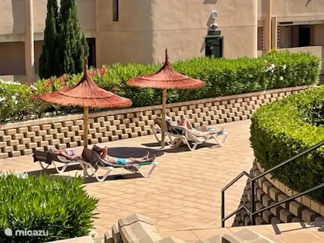 Casa José | Espagne, Costa Blanca, Altea - appartement Des parasols atmosphériques fournissent l'ombre nécessaire.