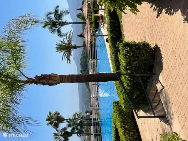 Belle piscine avec de belles vues