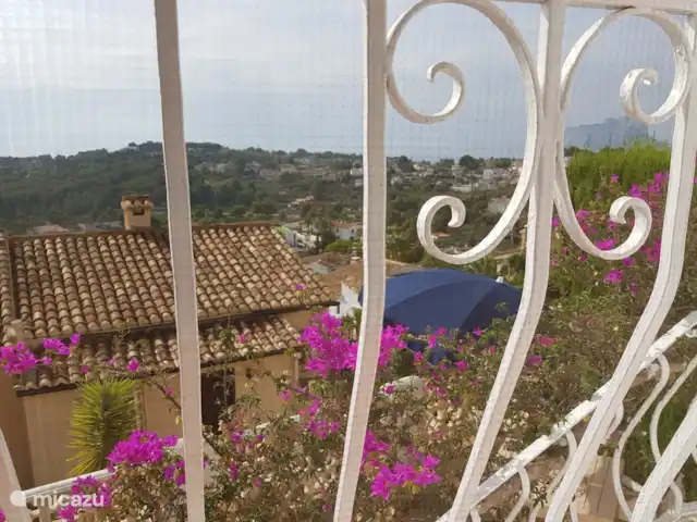 La Trufa | Espagne, Costa Blanca, Moraira - maison de vacances Vue de la chambre 2 (sous-sol) sur la mer.