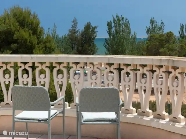 Villa Eole y Mar, à 100m de la mer | Espagne, Costa Dorada, L'Ampolla - villa Terrasse au premier étage avec vue mer