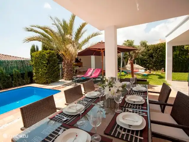 Casa Rufina | Espagne, Costa Blanca, La Nucia - maison de vacances TABLE À MANGER EN TERRASSE