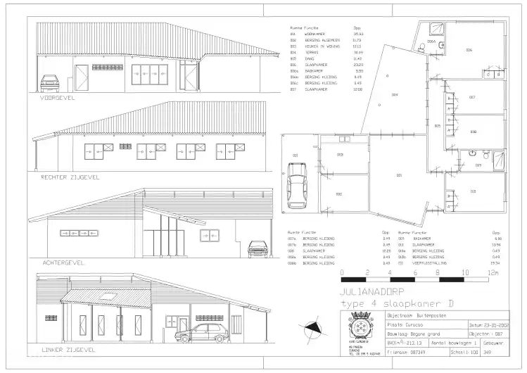 Plan d’étage de la villa