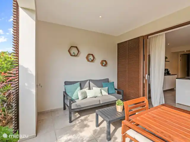 Jan Sofat LUX | Appartement A16 | Curaçao, Banda Ariba (est), Jan Sofat - appartement Canapé d’extérieur confortable