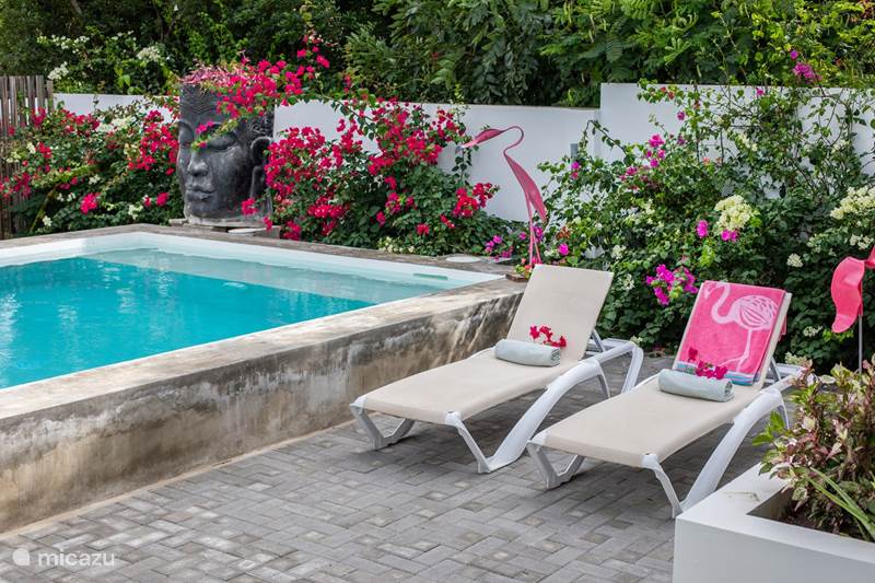 Vakantiehuis Curaçao, Curacao-Midden, Julianadorp Appartement Outdoor appartement | zwembad | Blue