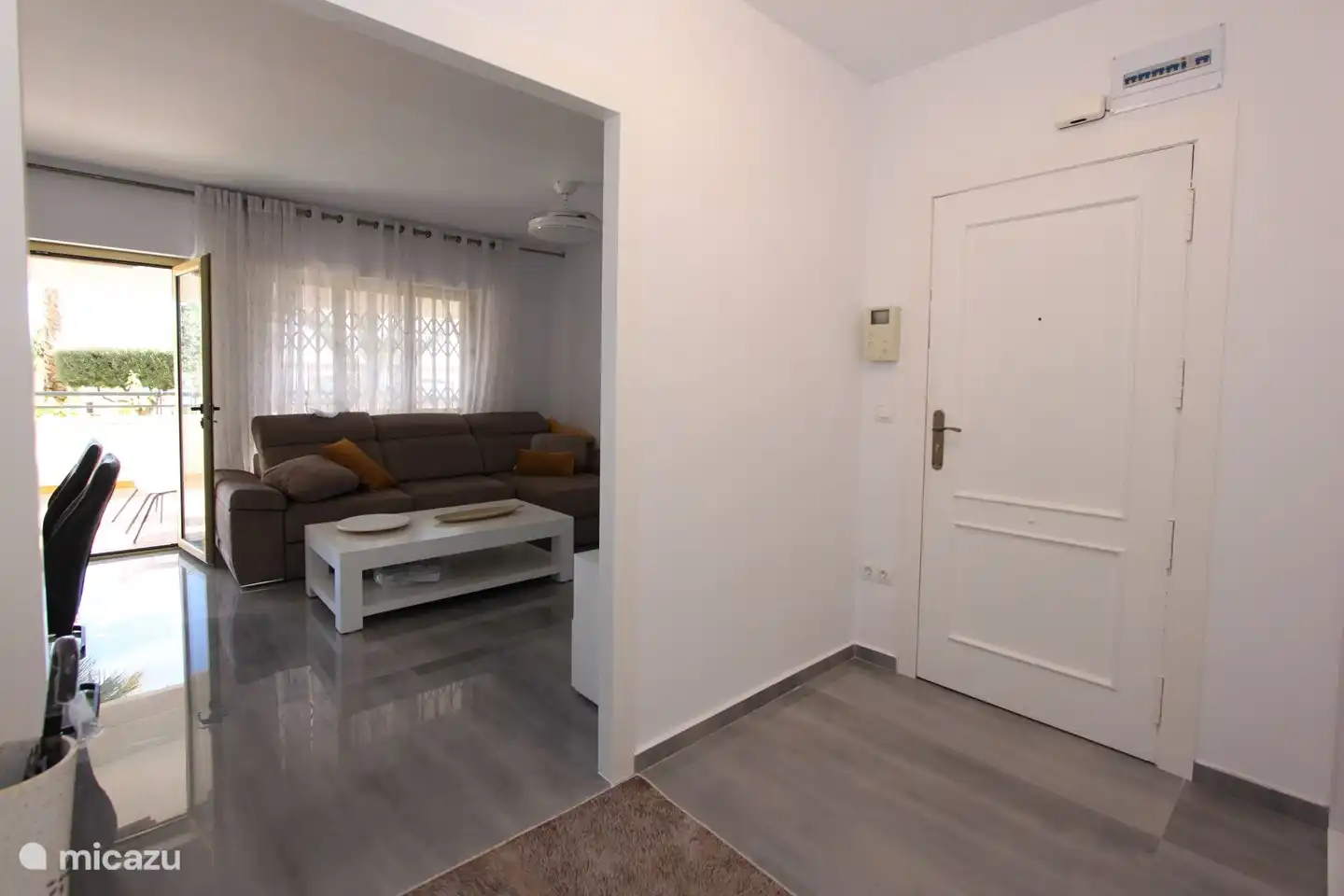 Der Eingang zur Wohnung