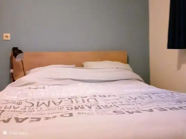 Chalet Putten en Países Bajos, Güeldres, Putten - chalet Este es el dormitorio 1, el dormitorio con la cama doble.