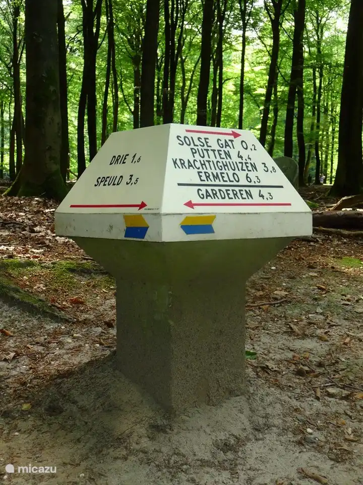 Die waldreiche Umgebung bietet viele Möglichkeiten zum Radfahren und Wandern.