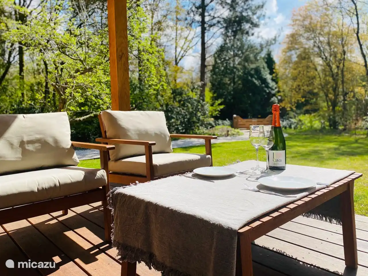 Photo du jardin clos