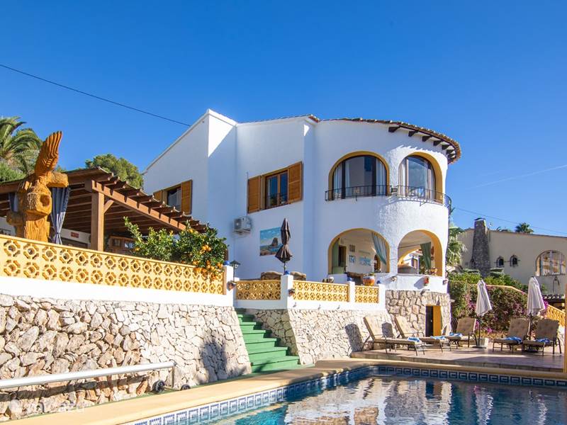 Casa vacacional España, Costa Blanca, Benissa Villa Villa vista mar con piscina Benissa
