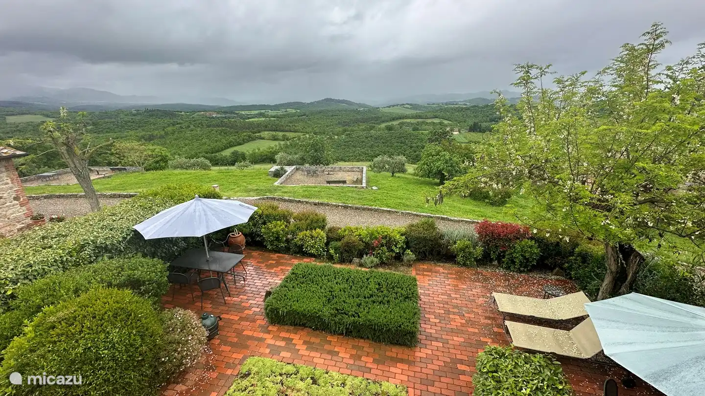 UItzicht is zelfs bij bewolkt weer grandioos