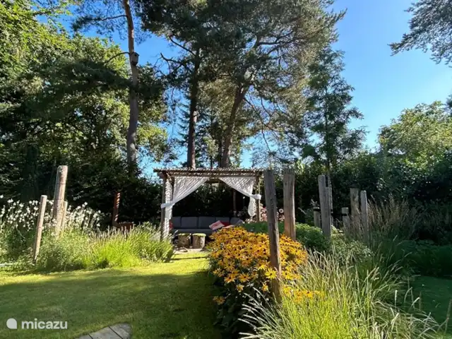Le renard de la forêt | Pays-Bas, Gueldre, Wells - maison de vacances Coin salon dans le jardin forestier