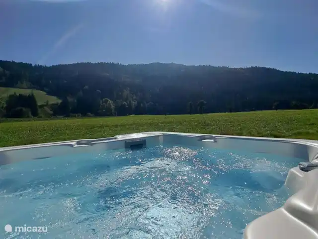 Location de Vacances Autriche, Styrie, Murau, chalet - Chalet Bellevue Murau Vue depuis Whirpool automne 2023