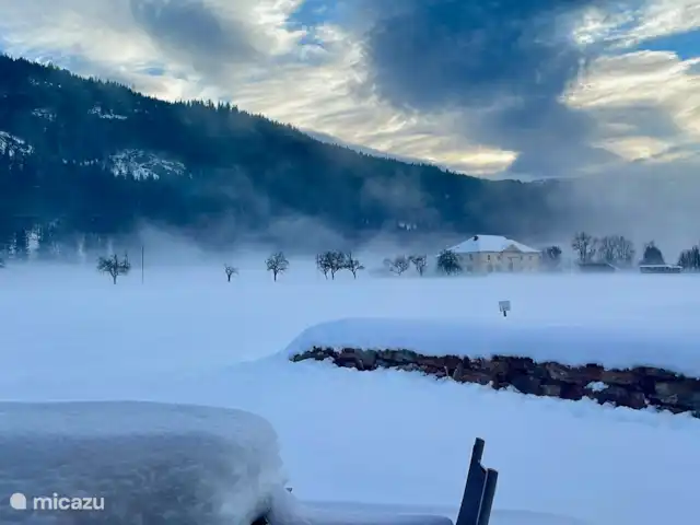Location de Vacances Autriche, Styrie, Murau, chalet - Chalet Bellevue Murau Vue sur le jardin - hiver 2021