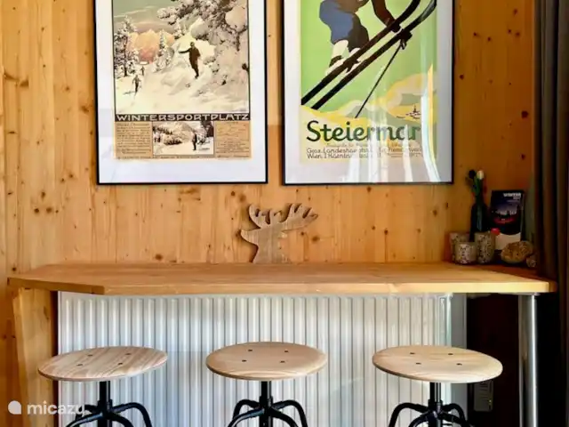 Location de Vacances Autriche, Styrie, Murau, chalet - Chalet Bellevue Murau Bar au salon