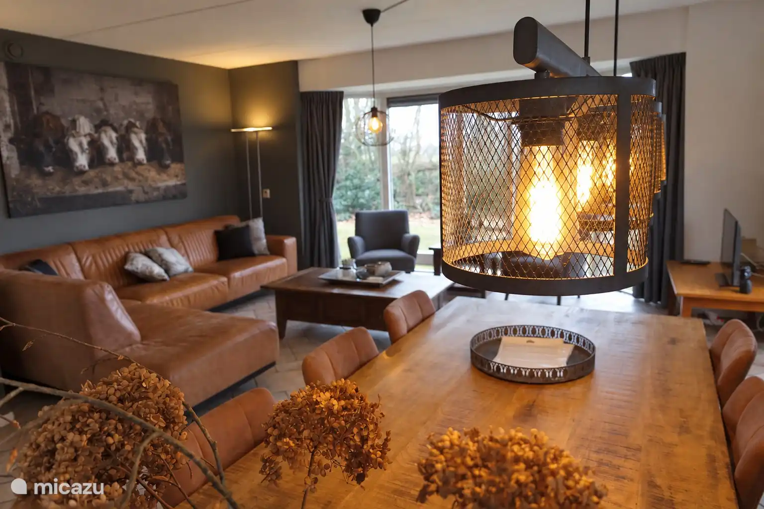 woonkamer Vechtdalhuis Berg en bos 4 
