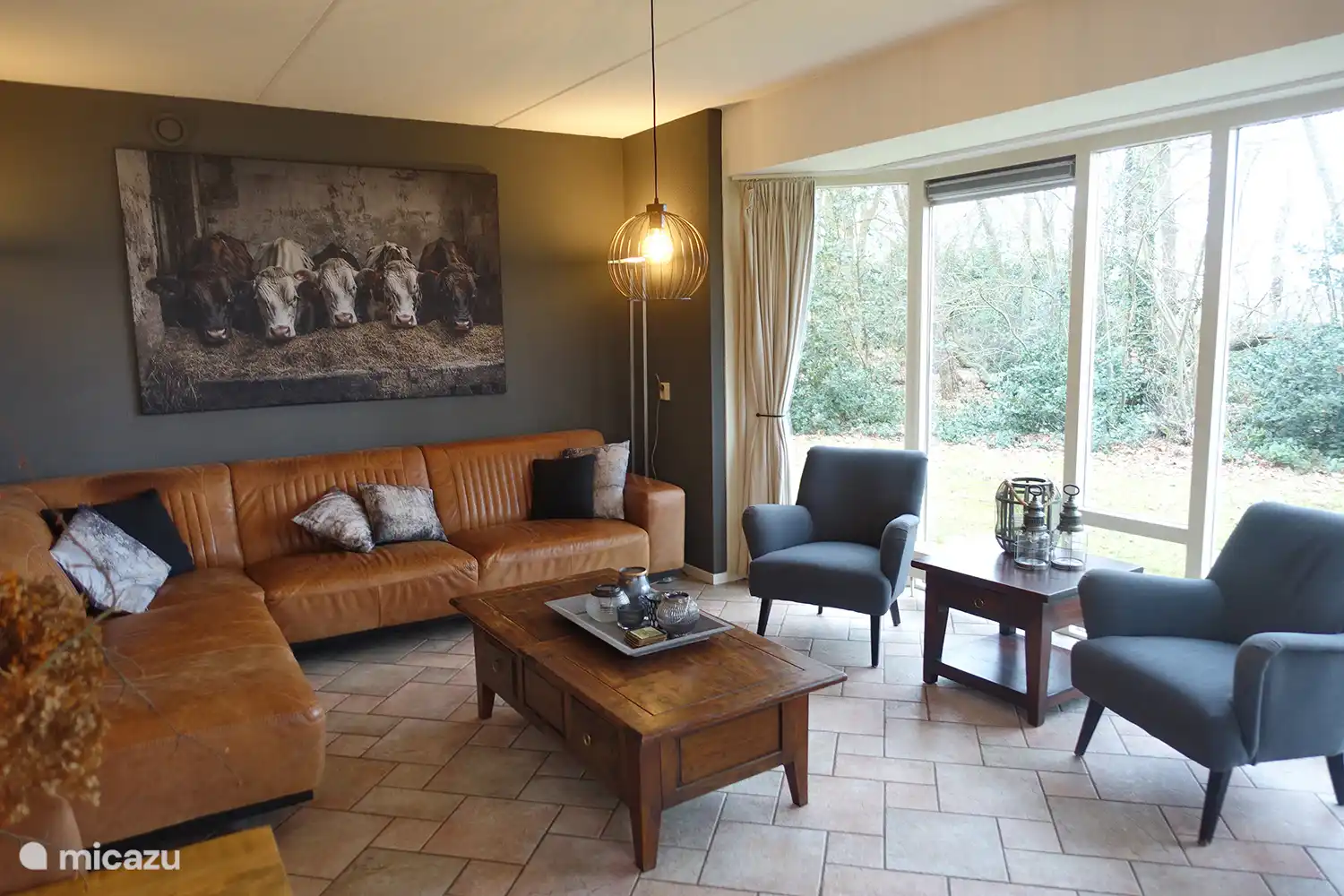 Wohnzimmer Buitenplaats Berg en Bos Haus 4