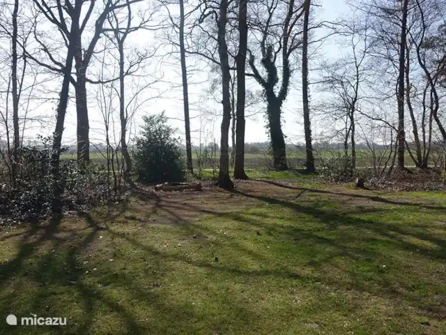 Vechtdalhuis B&B 4 | Pays-Bas, Overijssel, Lemele - maison de vacances vue du jardin sur les prés