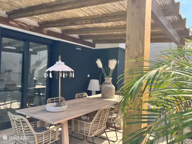 Vistabella Golf Casa Sueno | Espagne, Costa Blanca, Orihuela - maison de vacances Le toit est fermé, vous pouvez donc toujours vous asseoir dehors même s'il pleut.