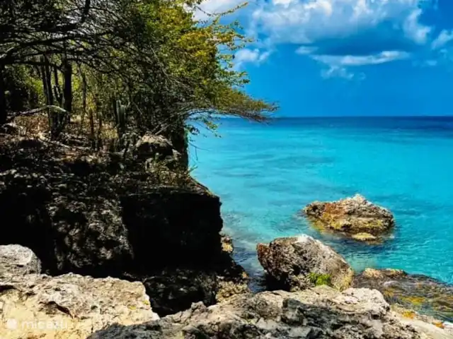 Villa Nisa - Home of Ease | Curaçao, Banda Abou (ouest), Fontein - villa Les plages de Curaçao sont souvent entourées de rochers et de falaises, ce qui en fait une belle image.