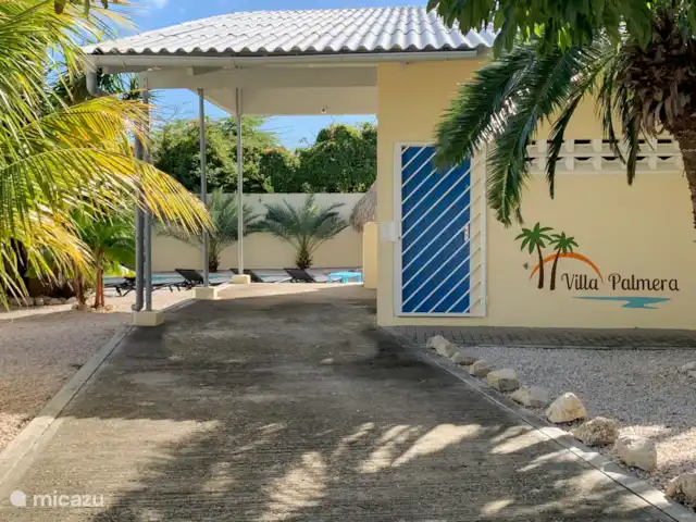 Villa Palmera en Curazao, Curazao Centro, Julianadorp - villa Aparcamiento