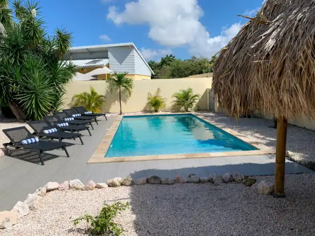 Villa Palmera en Curazao, Curazao Centro, Julianadorp - villa Piscina