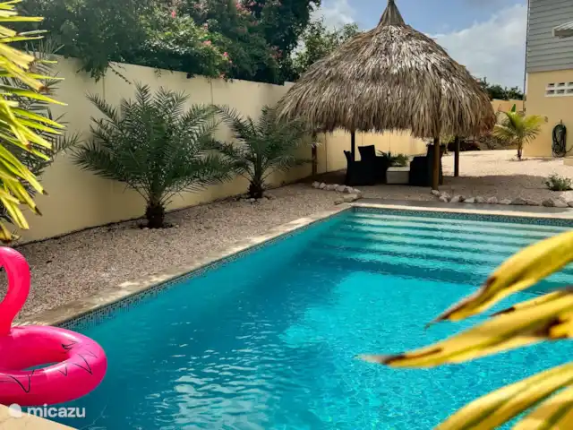 Villa Palmera en Curazao, Curazao Centro, Julianadorp - villa Alberca y palapa