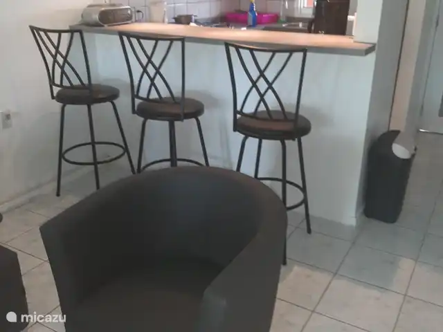 Seru coral prachtig app 144 voor 4 p huren in Curaçao, Curacao-Midden, Koraal Partier - appartement keukenbar