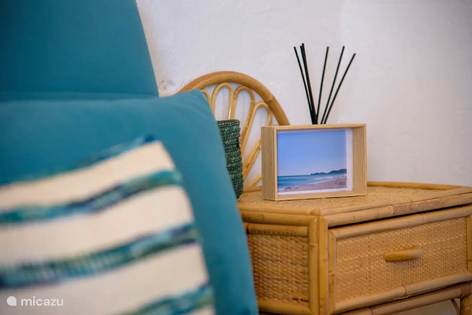 Schlafzimmer 3 mit Schlafsofa/Arbeitsbereich