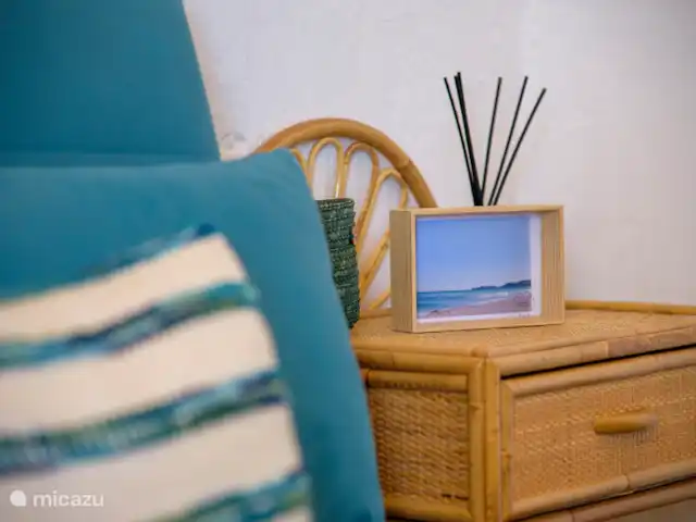 Location de Vacances Espagne, Costa Blanca, Moraira, maison mitoyenne - El Sarchal, luxe, piscine, vue ! Chambre 3 avec canapé-lit/espace de travail